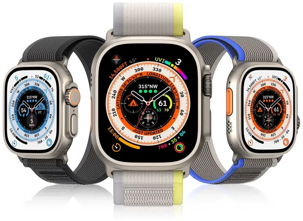 DUX DUCIS apyrankė YJ nylon for Apple Watch 42 / 44 / 45 / 49 mm juodos spalvos pilkos spalvos
