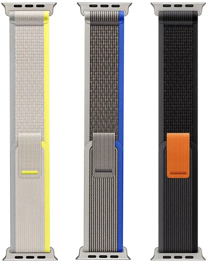 DUX DUCIS apyrankė YJ nylon for Apple Watch 42 / 44 / 45 / 49 mm juodos spalvos pilkos spalvos