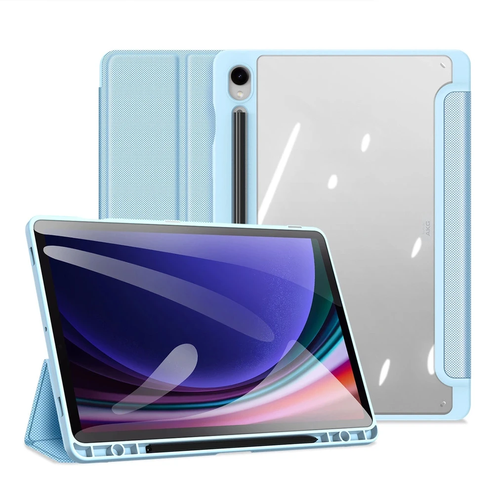 Dėklas Dux Ducis Toby Samsung X520/X526 Tab S10 FE/X710/X716 Tab S9/X510/X516 Tab S9 FE mėlynas