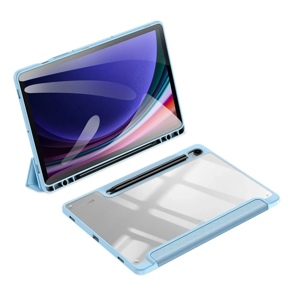 Dėklas Dux Ducis Toby Samsung X520/X526 Tab S10 FE/X710/X716 Tab S9/X510/X516 Tab S9 FE mėlynas
