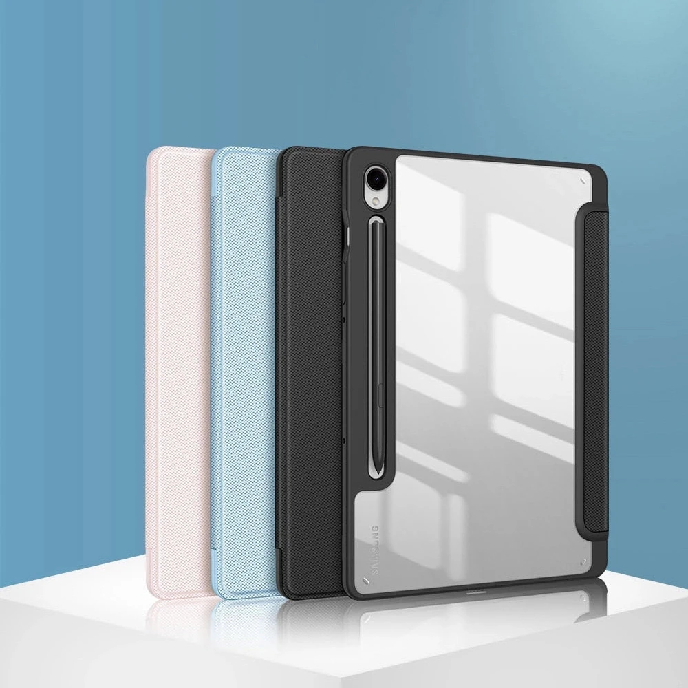 Dėklas Dux Ducis Toby Samsung X520/X526 Tab S10 FE/X710/X716 Tab S9/X510/X516 Tab S9 FE mėlynas