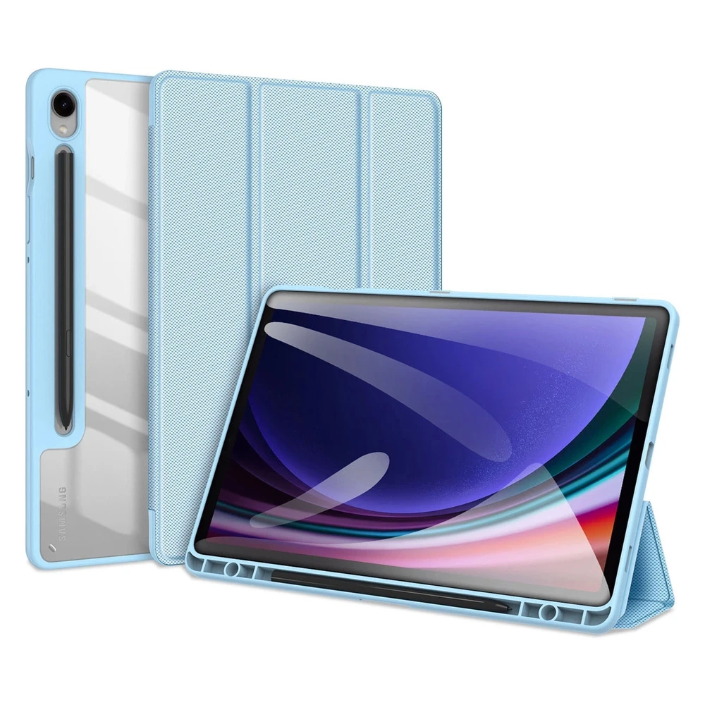 Dėklas Dux Ducis Toby Samsung X520/X526 Tab S10 FE/X710/X716 Tab S9/X510/X516 Tab S9 FE mėlynas