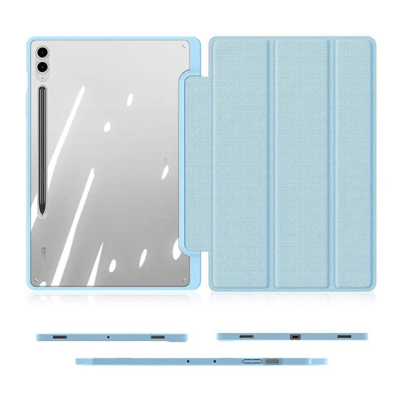 Dėklas Dux Ducis Toby Samsung X610/X616 Tab S9 FE Plus mėlynas