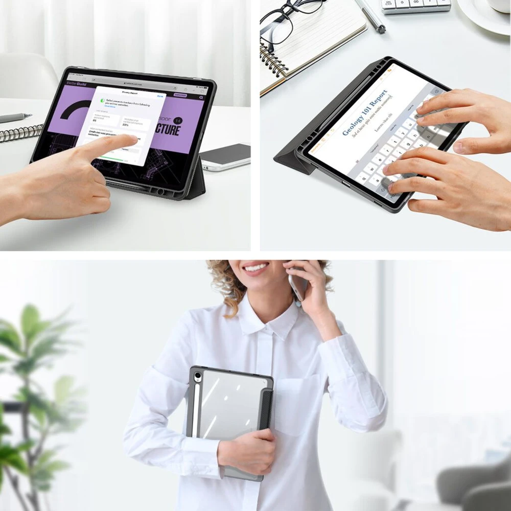 Dėklas Dux Ducis Toby Samsung X910/X916 Tab S9 Ultra juodas