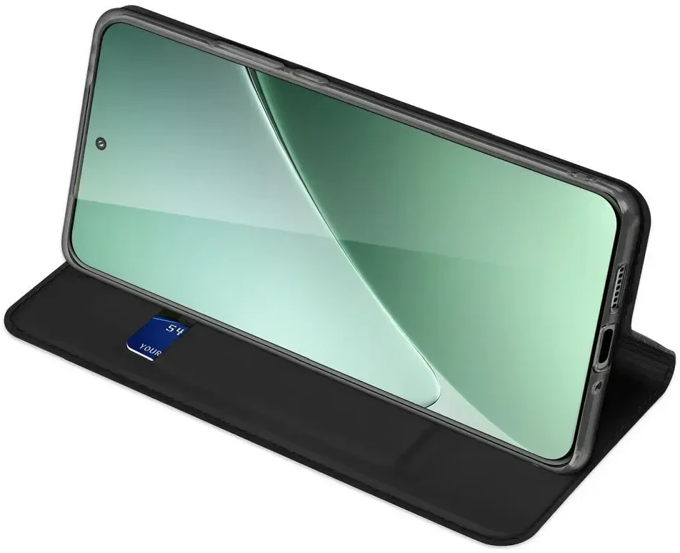 Dux Ducis atverčiamas dėklas SKIN PRO skirtas Xiaomi 15 Pro juodos spalvos