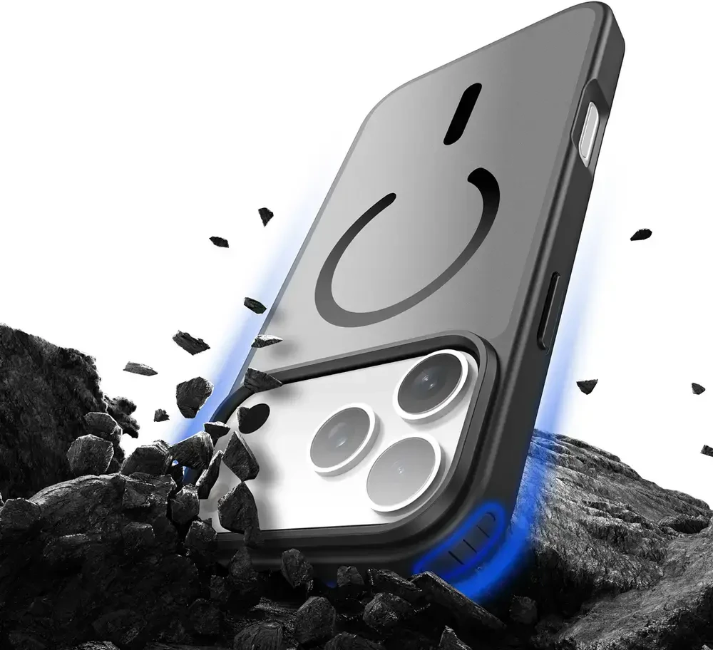 „Dux Ducis Yind iPhone 17 Pro Max“ dėklas, suderinamas su „MagSafe“ – pilkas