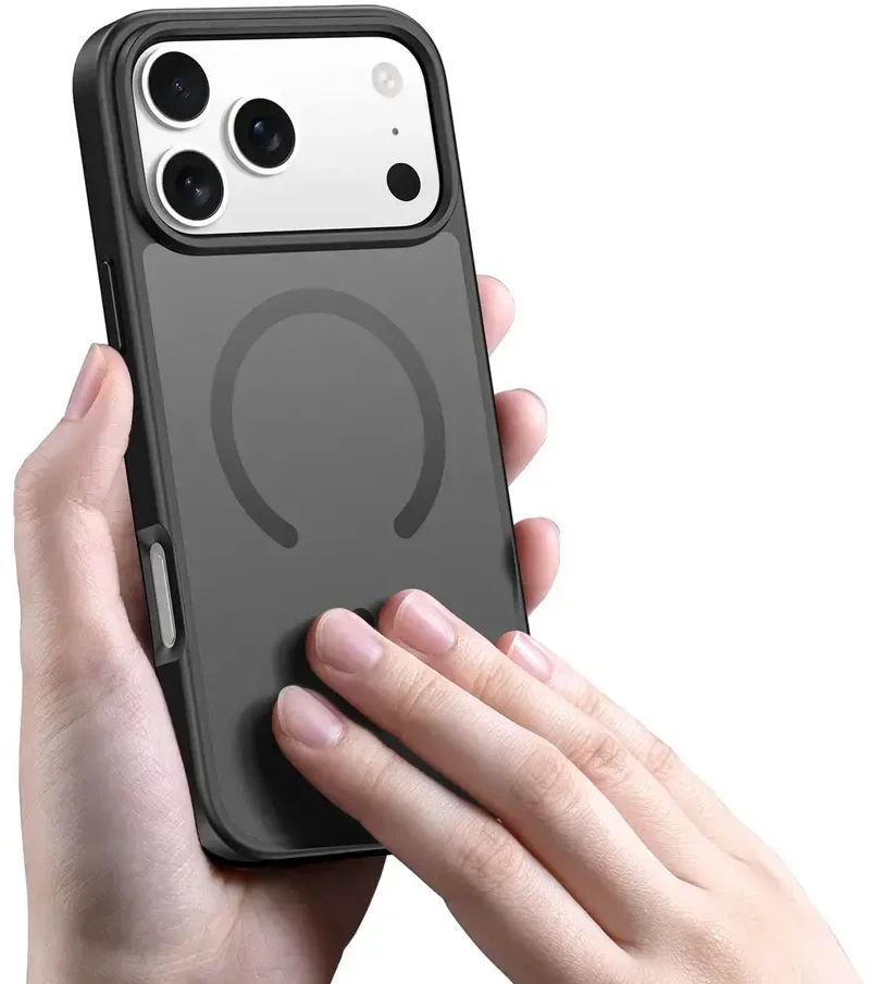 „Dux Ducis Yind iPhone 17 Pro Max“ dėklas, suderinamas su „MagSafe“ – pilkas