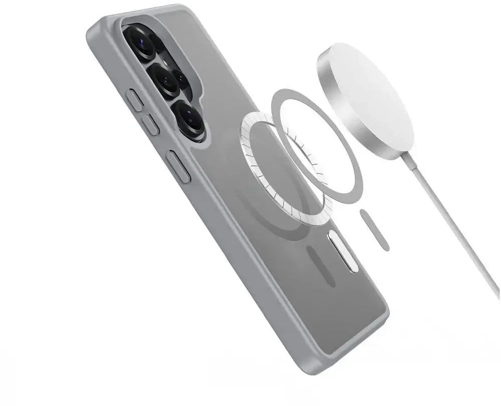 Dėklas Dux Ducis Yind MagSafe Samsung S948 S26 Ultra pilkas