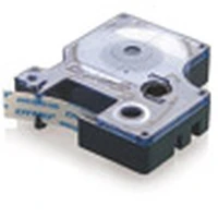 Juostelė DYMO D1 12mm x 7m, vinilinė, juoda ant raudono / S0720570 45017
