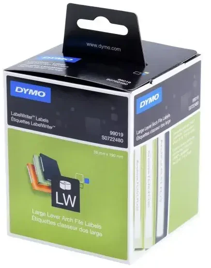Dymo Etiketė 99019 Juoda Juodas Balta (S0722480)