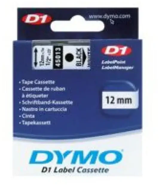 Dymo Rašymo juosta 45013 juoda balta (S0720530)