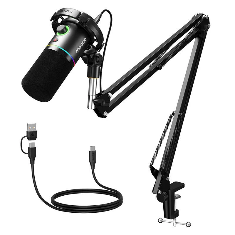 Dinaminis mikrofonas Maono PD200XS - juodas