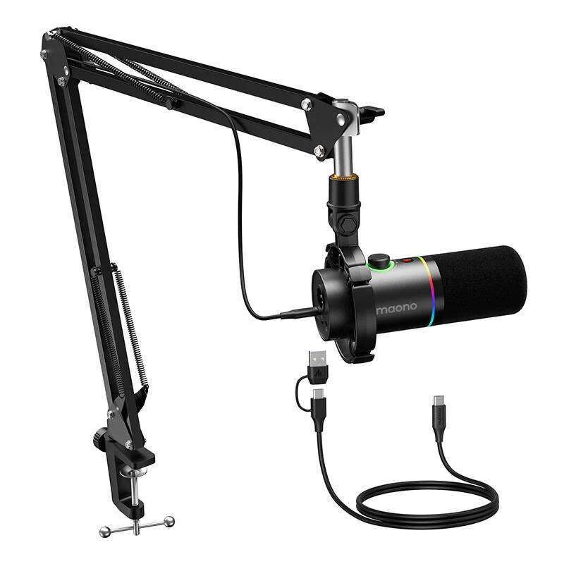 Dinaminis mikrofonas Maono PD200XS - juodas