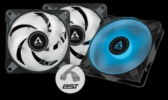 Arctic Cooling ARCTIC F12 PWM PST - 120 mm PWM korpuso ventiliatorius