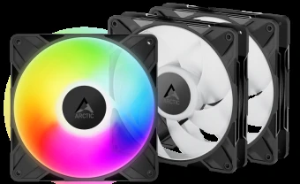 ARCTIC P14 Pro A-RGB PWM-korpuso ventiliatorius – 3er-Pack, 140mm, juodos spalvos