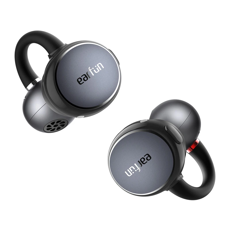 Ausinės EarFun Clip Juoda