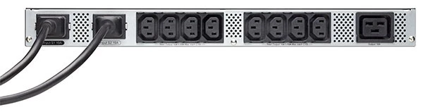Eaton automatinis perjungimo jungiklis 16A, 2*C20 in, 8*C13 + C19 out