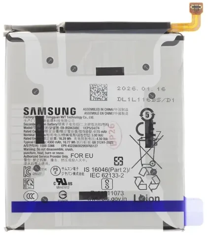 „Samsung EB-BS942ABE“ ličio jonų 4300mAh baterija (su aptarnavimo paketu)