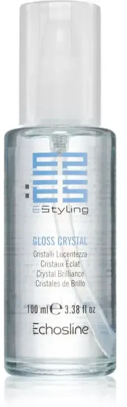 ECHOSLINE Echos LOOK Gloss Crystal Crystals Brilliance spindesio suteikiantis serumas plaukams, 100 ml