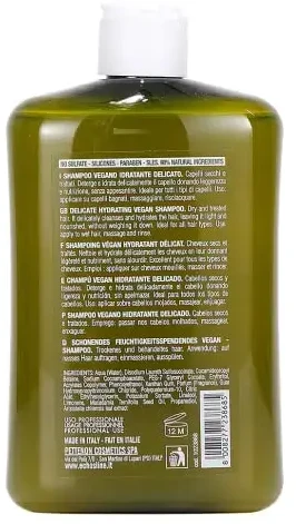 Echosline Maqui 3 Delicate Hydrating Vegan Šampūnas drėkinamasis šampūnas sausiems plaukams, 385 ml