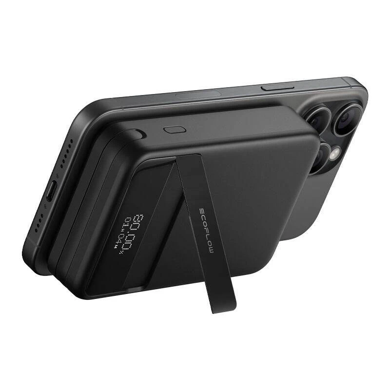 „EcoFlow RAPID“ magnetinė išorinė baterija, 10000 mAh, (juodas).