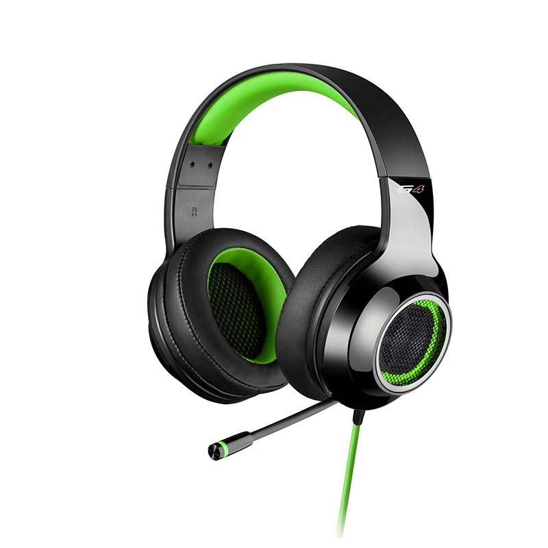 Edifier | Ausinės Žaidimams | G4 | su laidu | Mikrofonas | Noise canceling | Over-ear | Juodas/Žalias