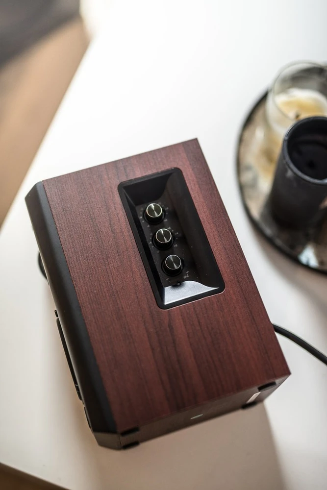 Kompiuterio kolonėlės Edifier S350DB 2.1, Rudos spalvos