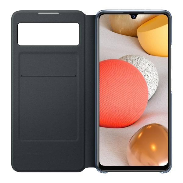 Dėklas EA426PBE Smart S View dangtelis, skirtas Samsung Galaxy A42 (5G) (Juodas)