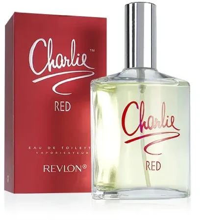 Revlon Charlie Raudona tualetinis vanduo su purškikliu 100ml