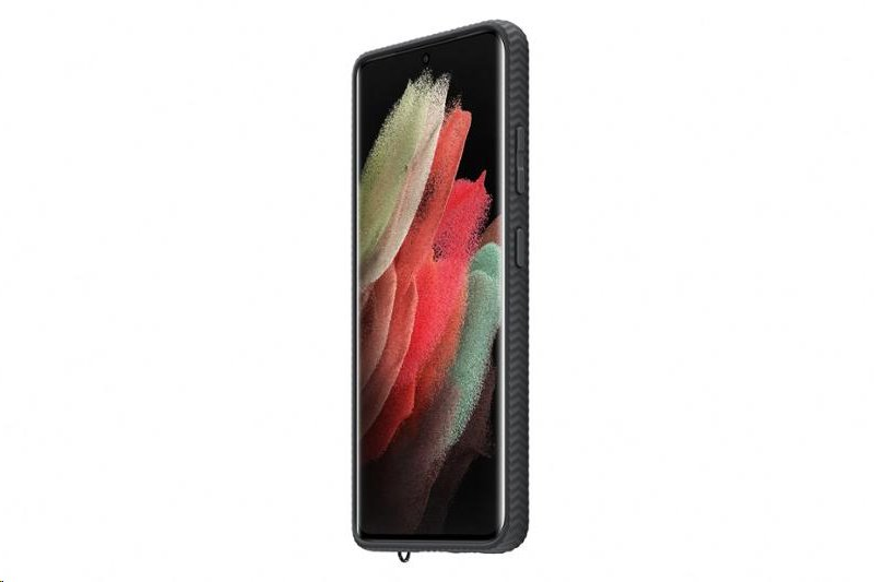 Dėklas GG998CBE Clear Protective Cover for Samsung Galaxy S21 Ultra Juodas (Juodas)