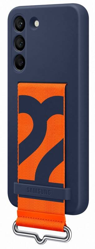 Dėklas GS901TNE silikoninis dangtelis su dirželiu, skirtas Samsung Galaxy S22, Navy (Mėlyna)