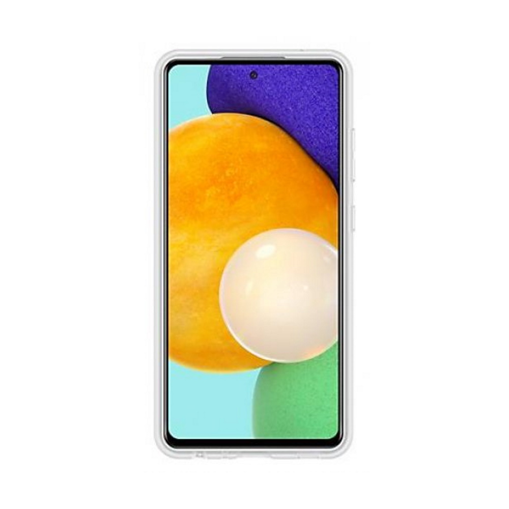 Dėklas JA725CTE „Samsung Galaxy A72“ skaidraus vaizdo stovimas dangtelis, skaidrus (permatomas)