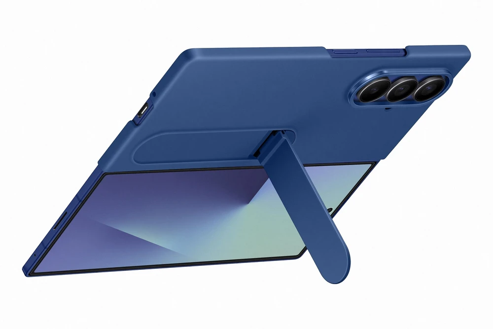 MF966CNEGWW Silikoninis dėklas Samsung Galaxy Fold7, Mėlyna