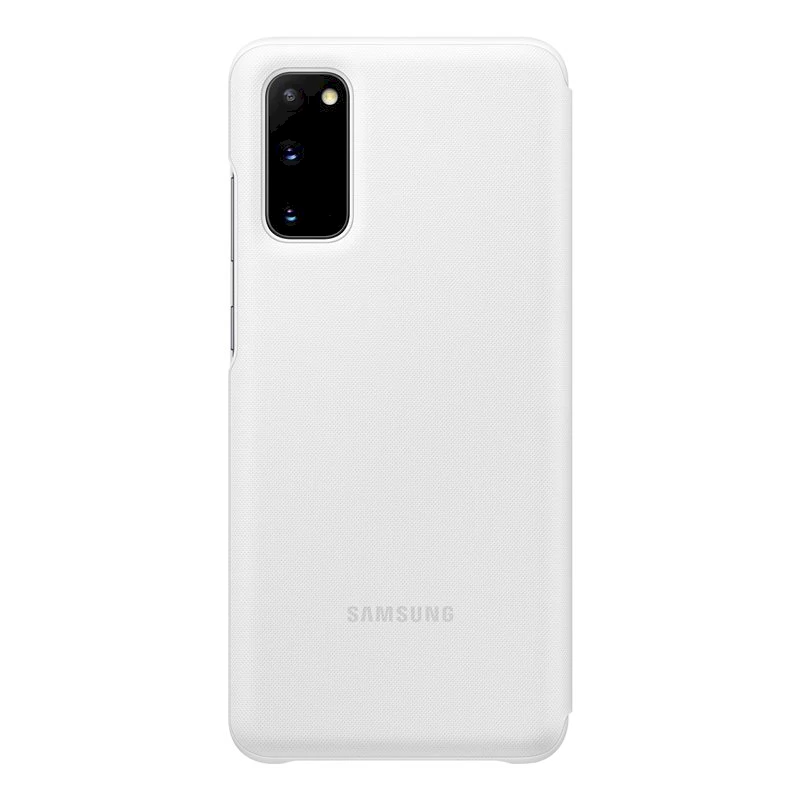Dėklas NG980PWE LED vaizdo dangtelis, skirtas Samsung Galaxy S20 (Baltas)