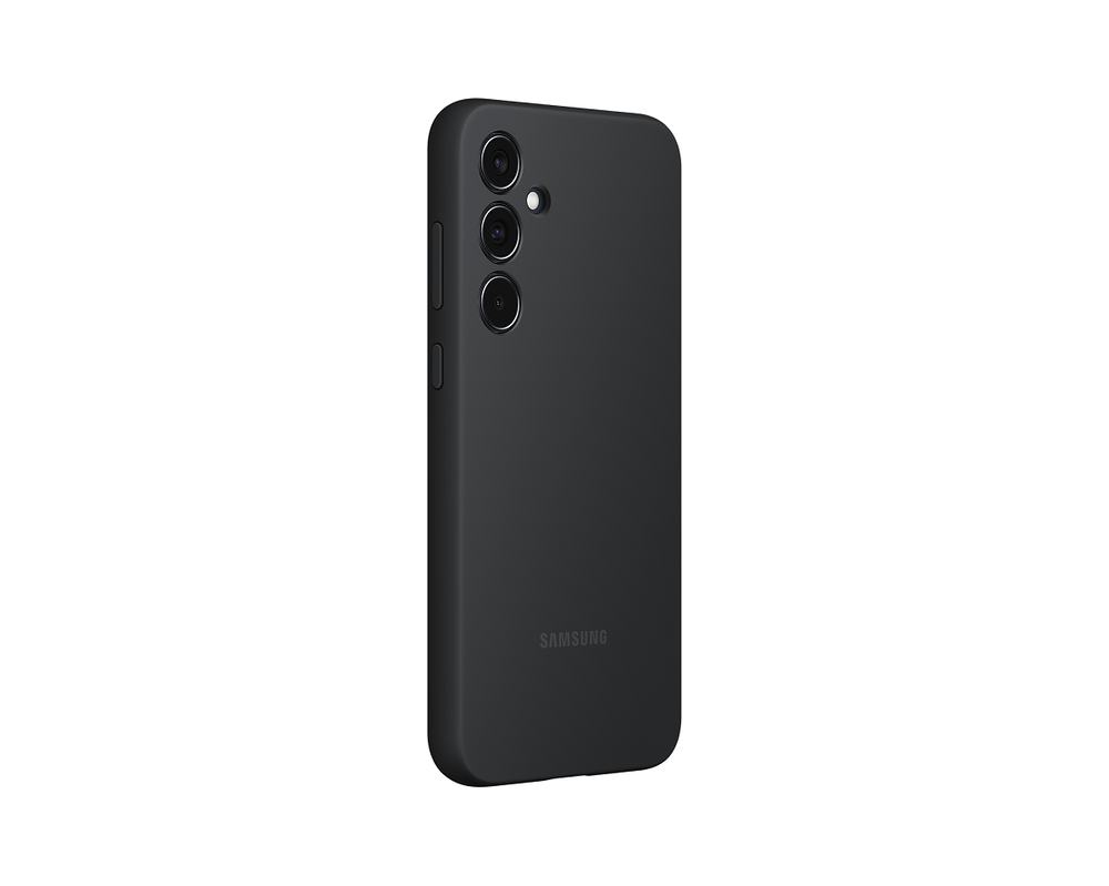 Dėklas Samsung Galaxy A55 Silicone Cover Juodas