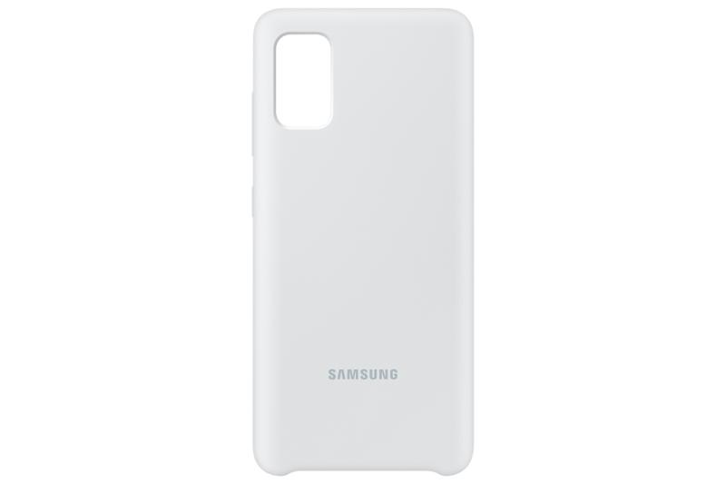 PA415TWE Silikoninis dėklas skirtas Samsung Galaxy A41 (Baltas)