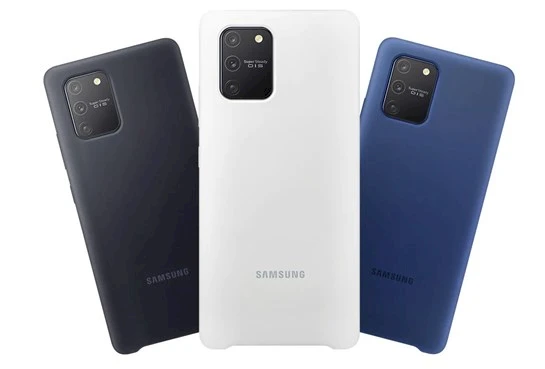Dėklas Samsung Galaxy S10 Lite Silikoninė Nugarėlė Balta
