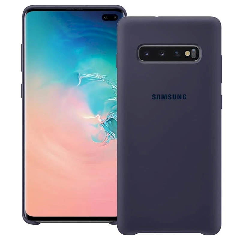 Samsung PG975TNE Silikoninis dėklas skirtas Galaxy S10+ (Tamsiai mėlynas)