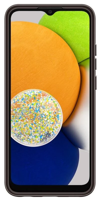 Dėklas Samsung minkštas skaidrus dangtelis, skirtas Samsung Galaxy A03 juodas (EF-QA036TBEGEU)