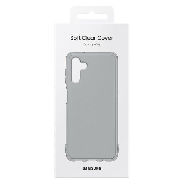 Dėklas Samsung Galaxy A04s Soft Clear Cover Juodas