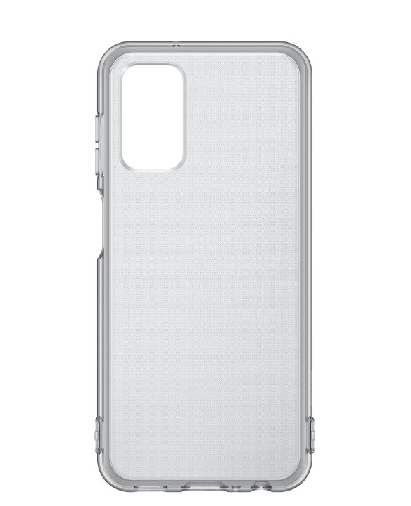 Dėklas QA136TBE Soft Clear Cover for Samsung Galaxy A13 5G, Juodas (Juodas)
