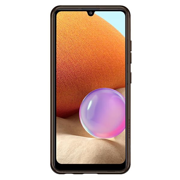 Dėklas QA325TBE minkštas skaidrus dangtelis, skirtas Samsung Galaxy A32 Juodas (Juodas)