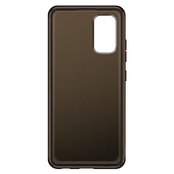 Dėklas QA325TBE minkštas skaidrus dangtelis, skirtas Samsung Galaxy A32 Juodas (Juodas)