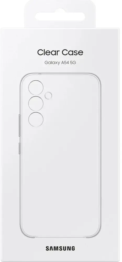 Dėklas EF-QA546CTE Samsung skaidrus dangtelis, skirtas Galaxy A54 5G Transparent (pažeista pakuotė)