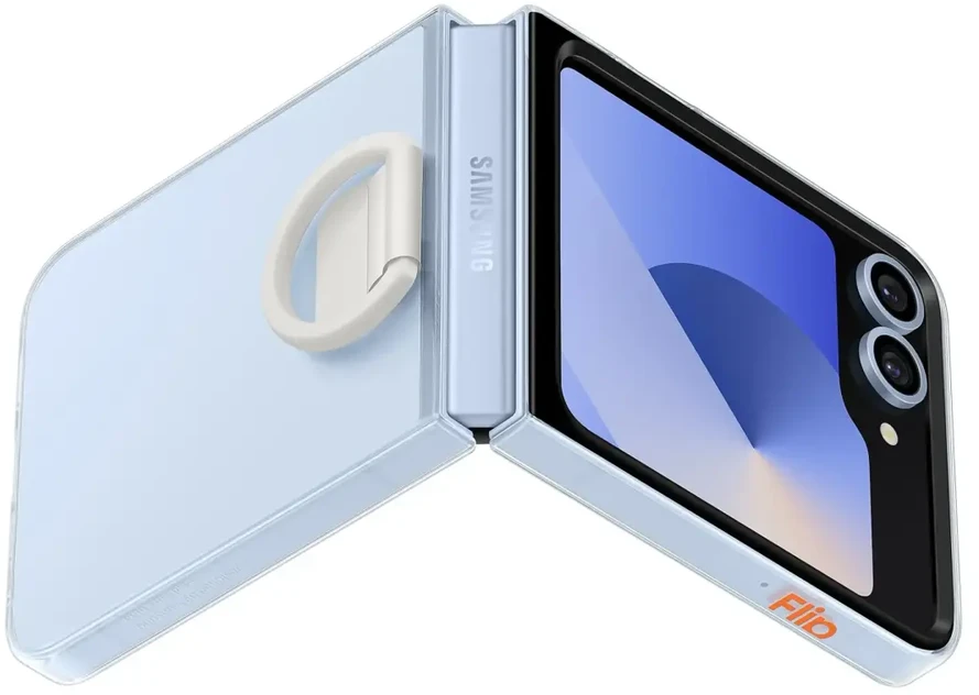 Samsung Galaxy Flip6/Flip7 FE skaidrus dėklas permatomas