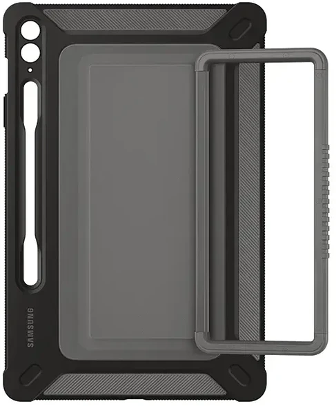 112803 Dėklas Samsung EF-RX610CBEGWW Tab S9 FE+ juodos spalvos Outdoor Cover