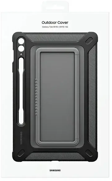 112803 Dėklas Samsung EF-RX610CBEGWW Tab S9 FE+ juodos spalvos Outdoor Cover