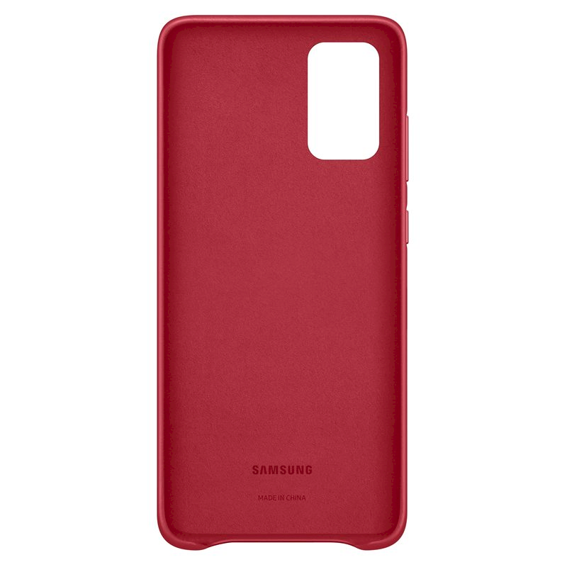 Dėklas VG985LRE odinis dangtelis, skirtas Samsung Galaxy S20 Plus (Raudona)