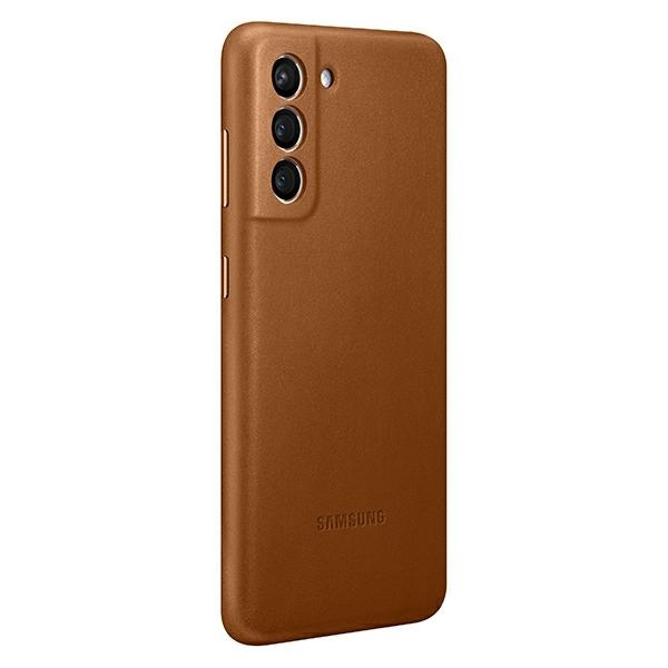 Dėklas VG996LAE odinis dangtelis, skirtas Samsung Galaxy S21 Plus rudas (rudas)