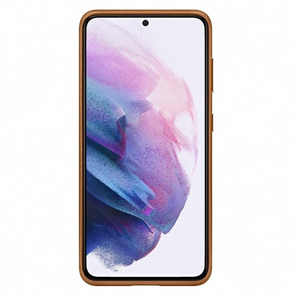 Dėklas VG996LAE odinis dangtelis, skirtas Samsung Galaxy S21 Plus rudas (rudas)